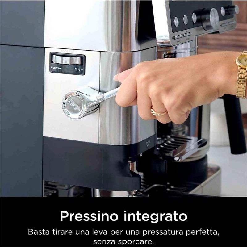 NINJA ES701EU MACCHINA DA CAFFÈ LUXE PRO AUTOMATICA  3 IN 1 POTENZA 1650W