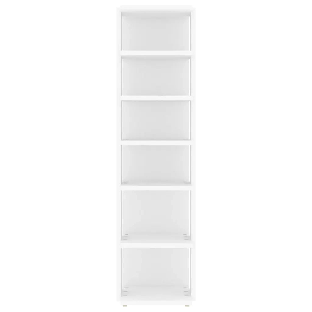 Scarpiere 2 pz Bianche 27,5x27x102 cm in Legno Multistrato 808486