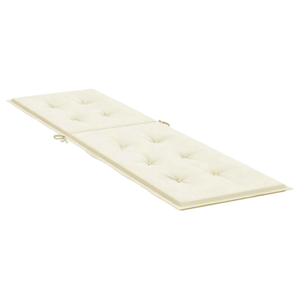 Cuscino per Sdraio Crema (75+105)x50x4 cm 314175