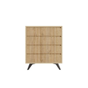 Cassettiera in legno "Suvera" - 70 x 40 x 86 cm - Marrone chiaro
