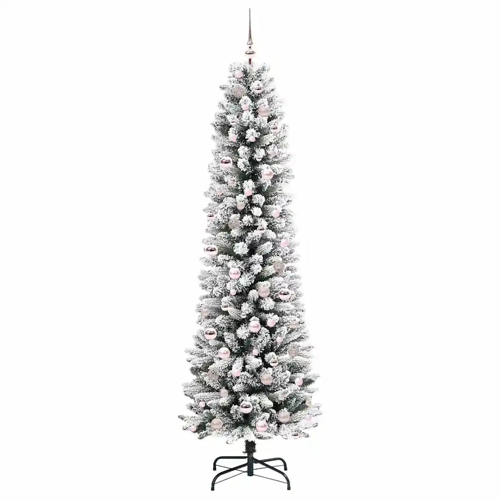 Albero di Natale | Decorazioni natalizie artificiale con 300 LED Bianco 210 cm