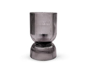 Lampada led lumia in vetro trasparente colore purple cm 11,5x18. 
