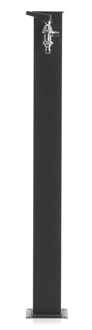 Fontana da Giardino con Doppio Rubinetto Belfer 42/QRR Grigio Antracite