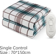Deken elettrico a forma di riquadro - Controllo singolo - 220V - Riscaldamento termico - 3 impostazioni di temperatura - 70x150cm