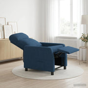 Divano Sedia-Poltrona reclinabile Blu Tessuto 649905