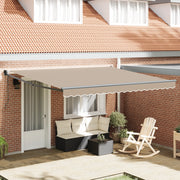 Tenda Retrattile Automatica Beige 400x300 cm