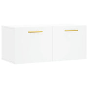 Armadietto a Muro | Mobile a Parete Bianco 80x36,5x35 cm in Legno Multistrato