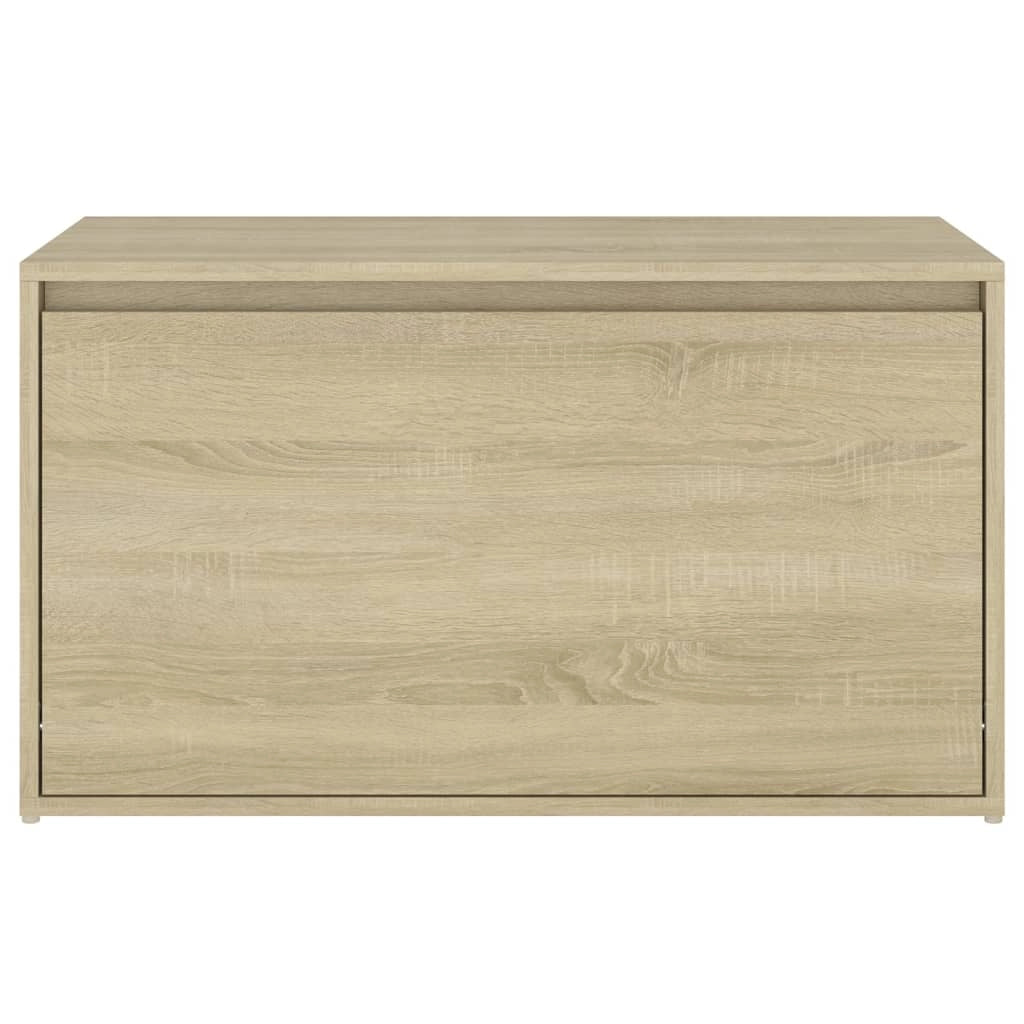 Panca d'ingresso 80 x 40 x 45 cm in truciolare rovere Sonoma 02_0010784