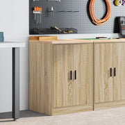vidaXL Armadietto da Garage Rovere Sonoma 60x51x85 cm