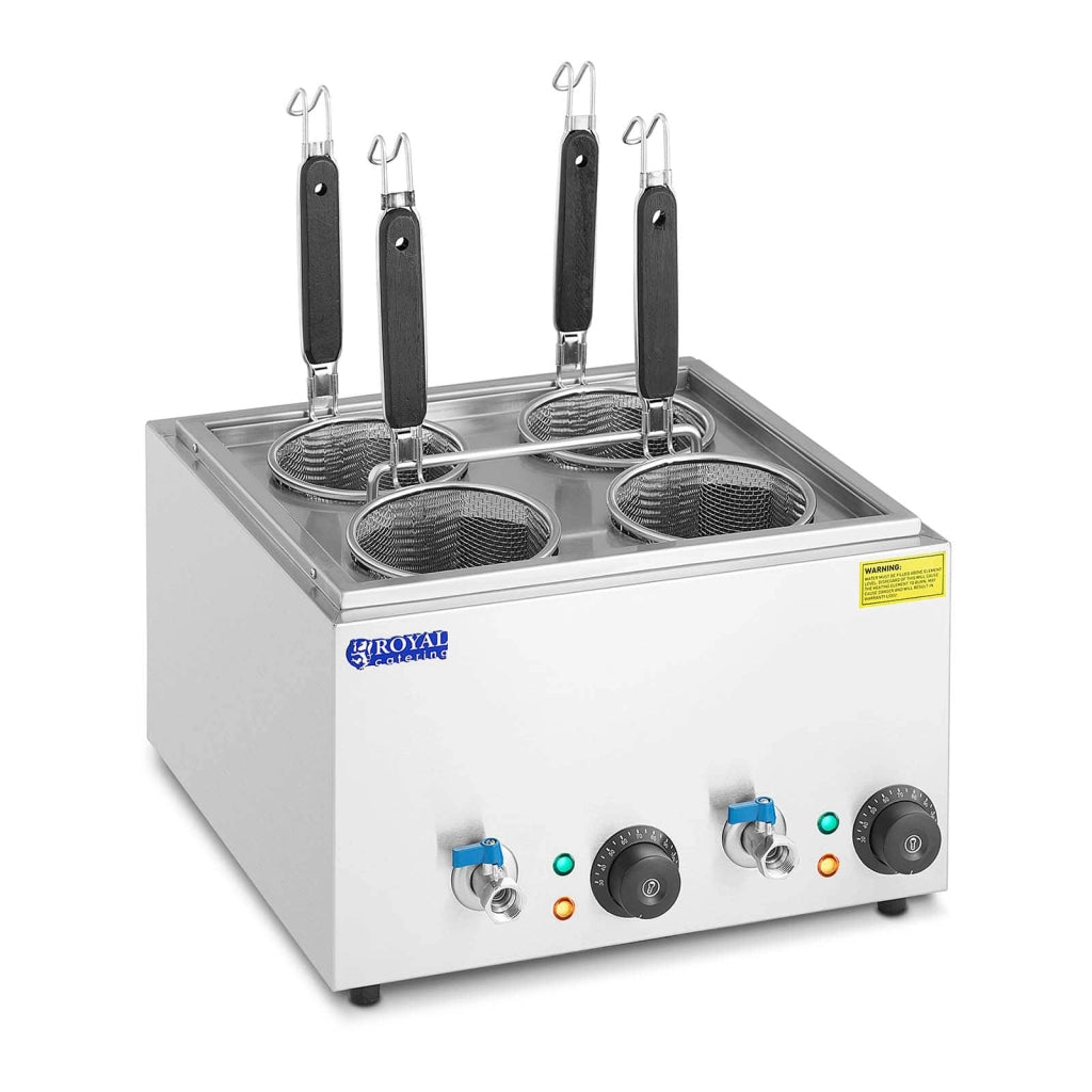 Cuocipasta cuocipasta a 4 cestelli 3000 watt temperatura 30-110°C acciaio inox 14_0003944