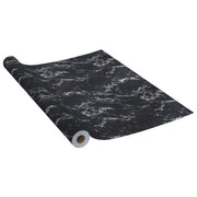 Pellicola Autoadesiva per Mobili Nero Pietra 500x90 cm in PVC CFW3510578