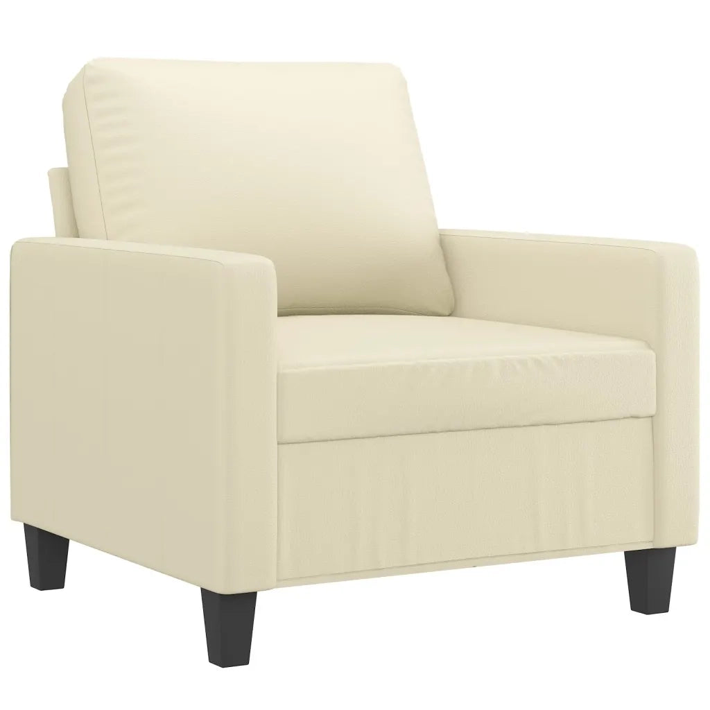 Poltrona Crema 60 cm in Similpellecod mxl 126774