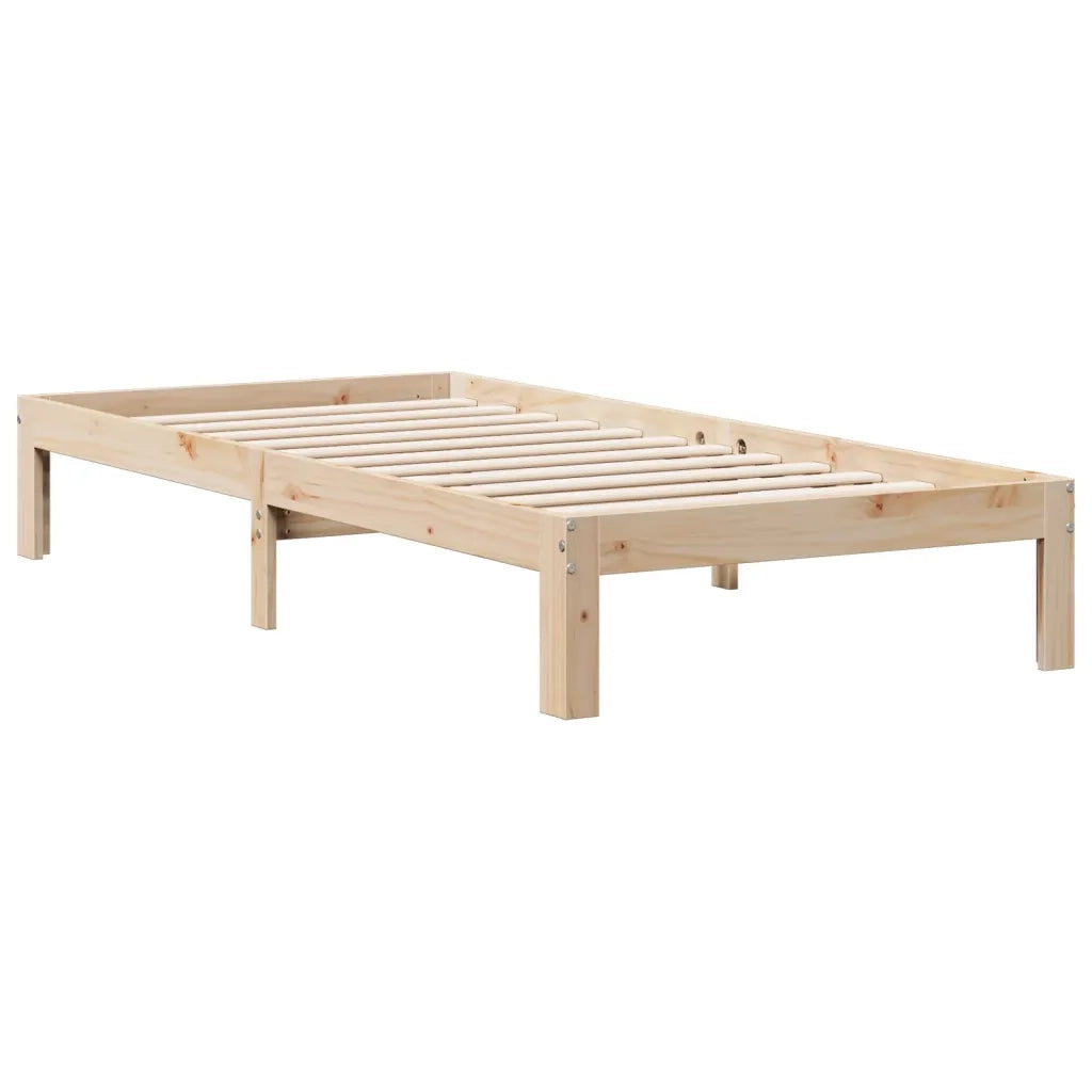 Letto Libreria senza Materasso 100x200 cm in Legno di Pino 3322597