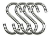 Set 4 Pz Ganci In Metallo A Forma Di "S"