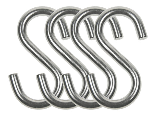 Set 4 Pz Ganci In Metallo A Forma Di "S"