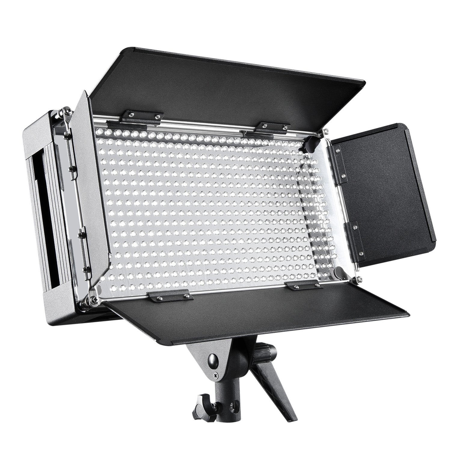 Luce a pannello LED 500 per fotografia, Faro fotografico dimmerabile con display LCD e touchscreen, per foto e video professionali