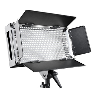 Luce a pannello LED 500 per fotografia, Faro fotografico dimmerabile con display LCD e touchscreen, per foto e video professionali