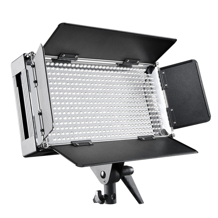 Luce a pannello LED 500 per fotografia, Faro fotografico dimmerabile con display LCD e touchscreen, per foto e video professionali