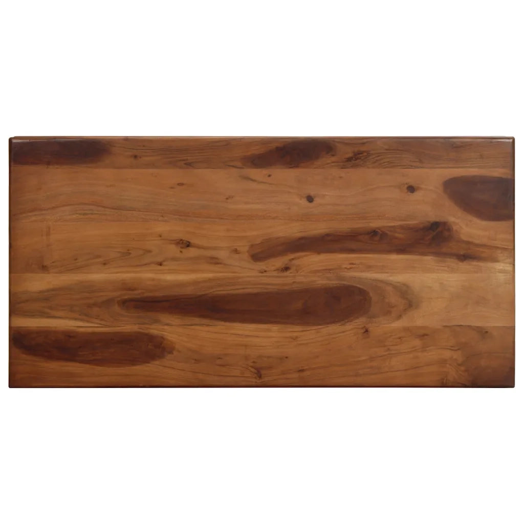Tavolo da Bar 120x60x107 cm in Legno Massello di Acacia
