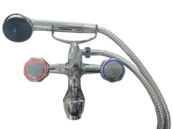 Rubinetto per vasca completo, vintage