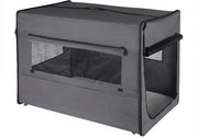 Banchina per cani - autobanchina ampi - sicura & robusta - con cuscino - ideale per il trasporto - grigia - 103x71x79 cm