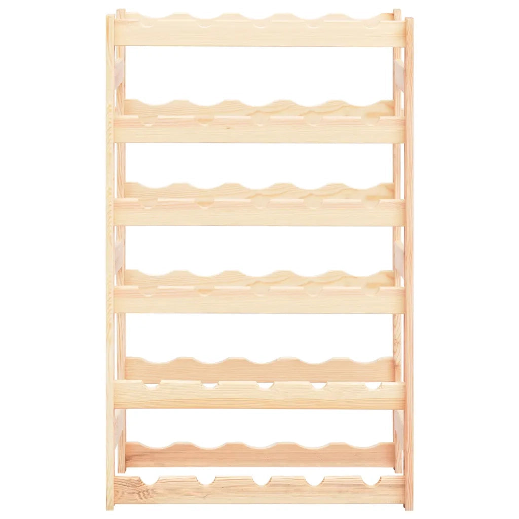 Portavini da 30 Bottiglie in Legno di Pino 286194