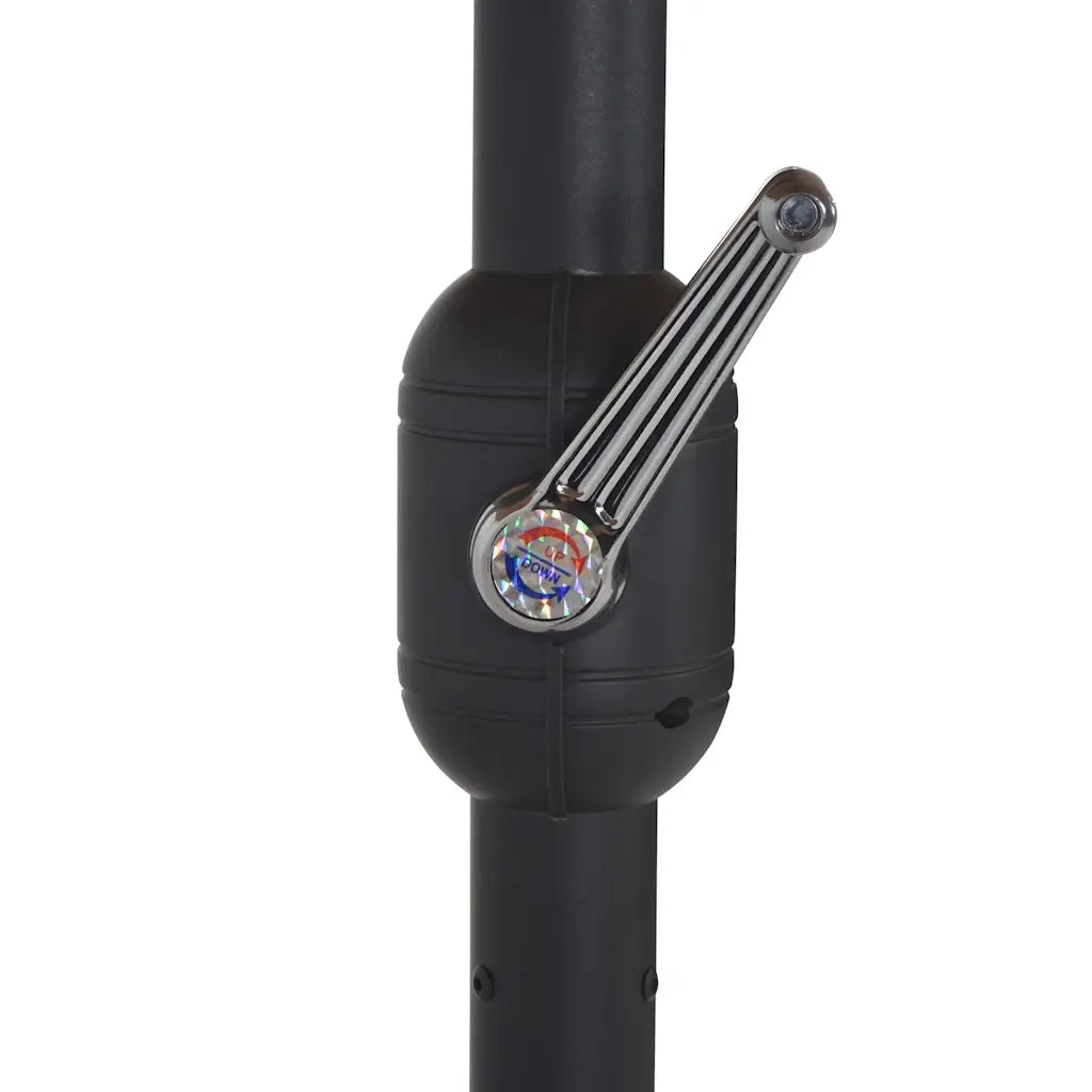 Ombrellone da Esterni con Palo in Alluminio 460x270cm Antracite 44869