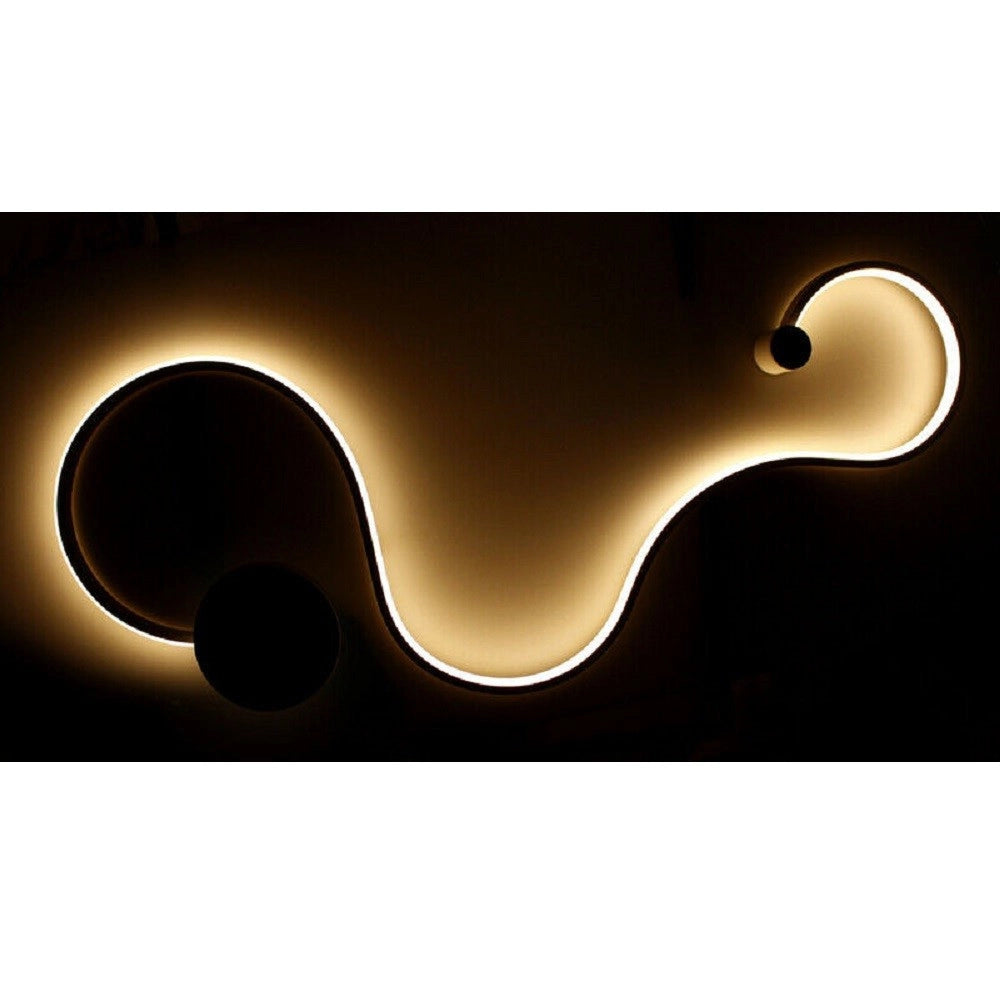 Trade Shop - Applique Da Parete 20w Moderno Luce 3000k 6500k 4000k Lampada Per Interni E12 -