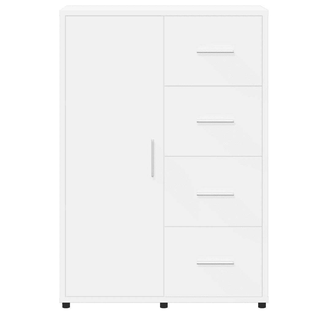 Credenza Bianca 60x31x84 cm in Legno Multistrato 840506