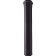 TUBO PELLET LIGHT NERO OPACO SAVE  CM 10 H.CM  50