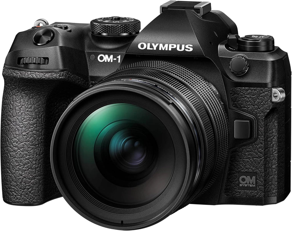 OM SYSTEM OM-1 Fotocamera con Sistema Micro Quattro Terzi incl. M.Zuiko Digital ED 12-40mm f2.8 PRO II, Sensore LIVE MOC BSI con Struttura Stacked da 20 MP, AF con 1053 Punti di Tipo a Croce