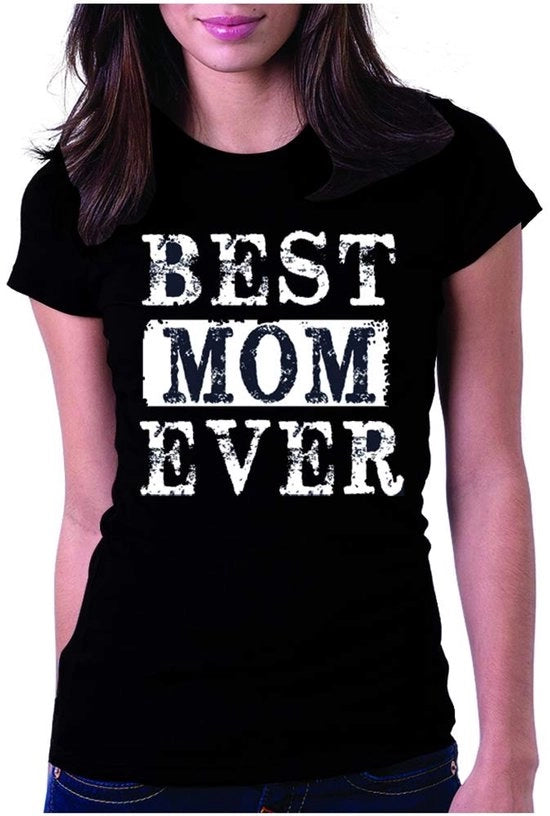 T-Shirt per la Migliore Mama - T-Shirt Divertente - T-Shirt a Manica Lunga in Cotone - Comodo - Sostenibile - Stampa di Alta Qualità - T-Shirt per la Madre