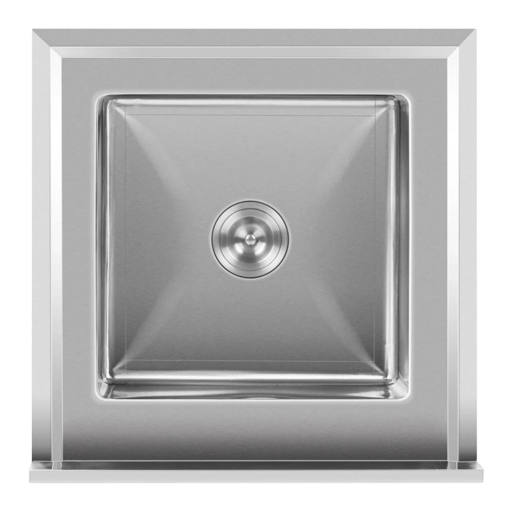 Lavello professionale a una vasca 40 x 40 x 25 cm acciaio inox 14_0000162