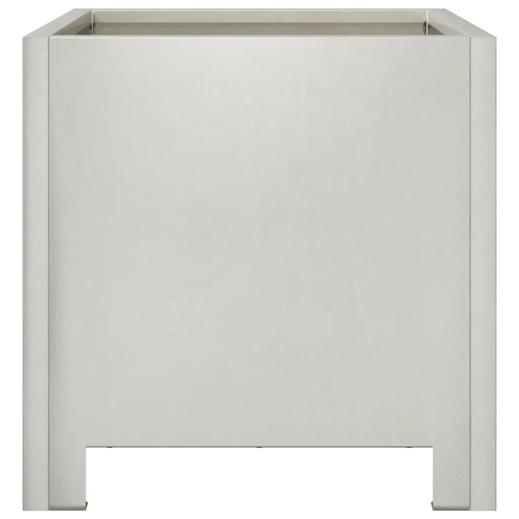vidaXL Fioriere da Giardino 2 pz 30x30x30 cm in Acciaio Inossidabile