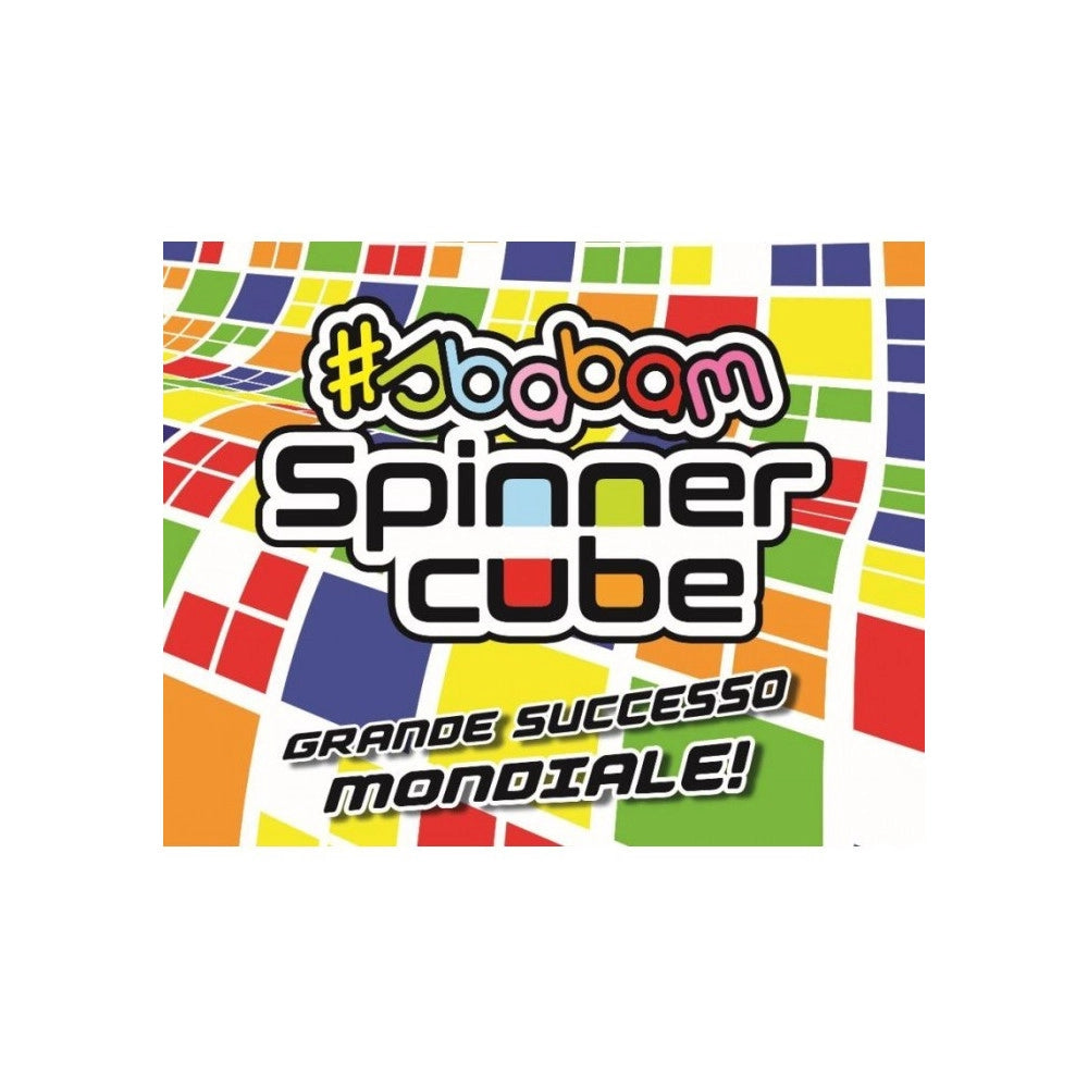 Trade Shop - Gioco Giocattolo Cubo Di Rubik Ruotante Fidget Finger Spinner Ruota A 360° 3+ -
