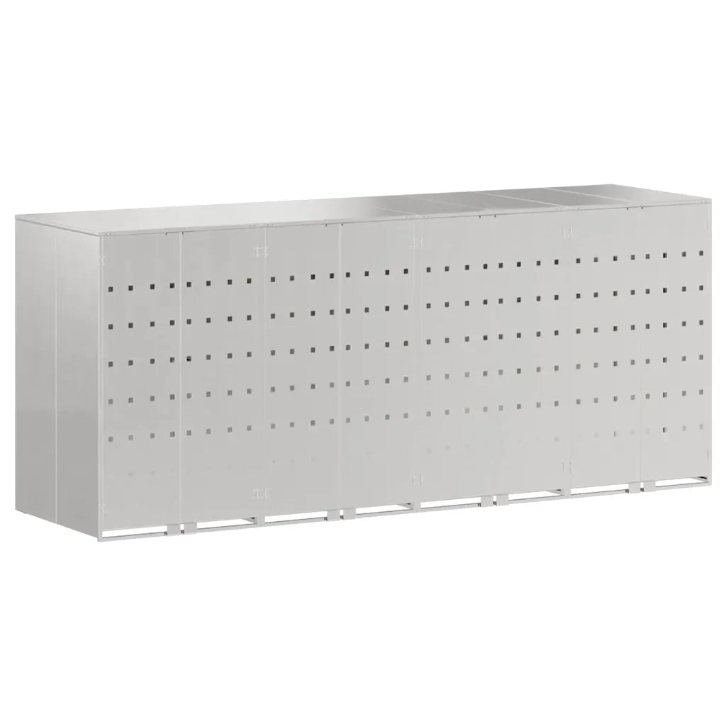 Contenitore per Rifiuti per 3 Bidoni 340 x 77.5 x 115.5 cm