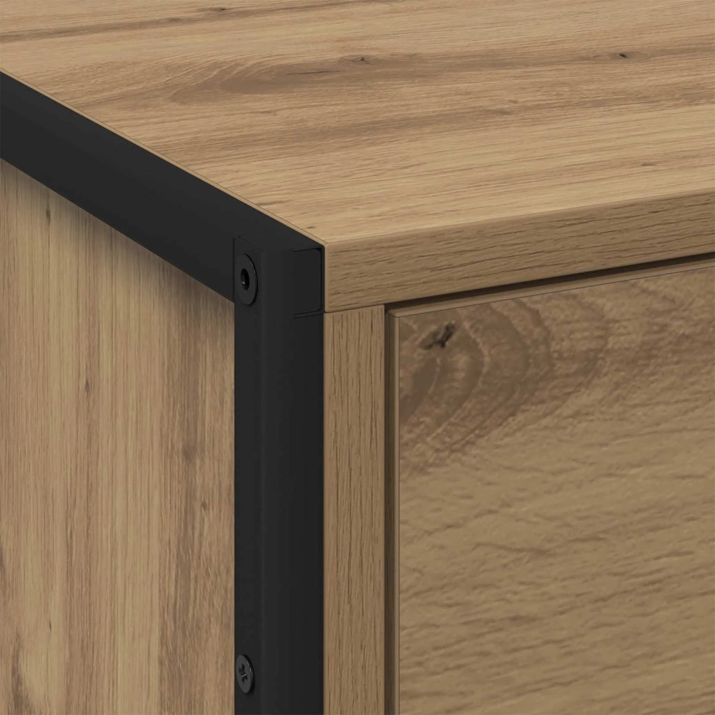 Comodino-Tavolino da notte Rovere Artigianale 50 x 39.5 x 50 cm Legno multistrato
