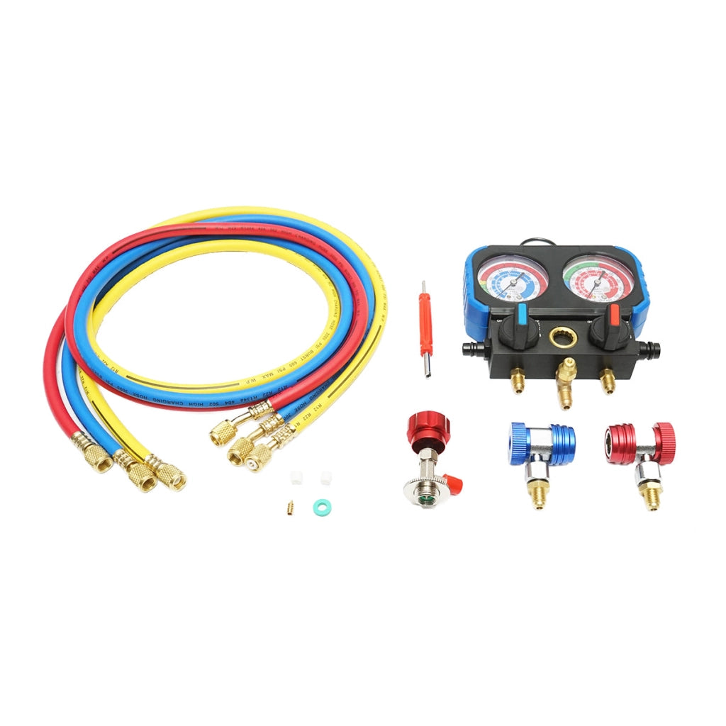 Controllo dell'impianto di climatizzazione dell'auto e kit di ricarica R22, R32, R134a, R410a
