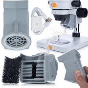 Potenziatore di Aspirazione per Microscopio Stereoscopico – Ventola 7600 RPM, 36 LED | USB Tipo C, 5V DC