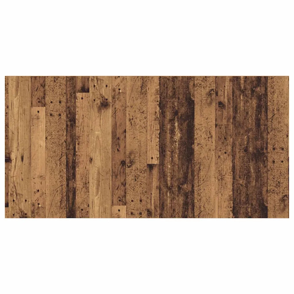 Testata con Comodino 3 pz-Set di 3 Testiera con Contenitore Legno vecchio Legno multistrato 681921