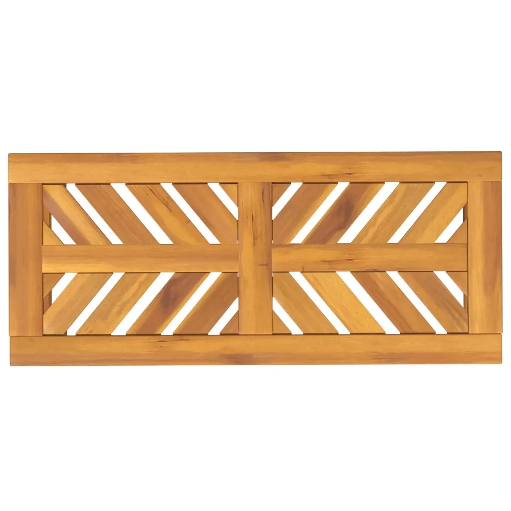 Panchina da Giardino | Panca da Giardino 80 cm in Legno Massello di Acacia
