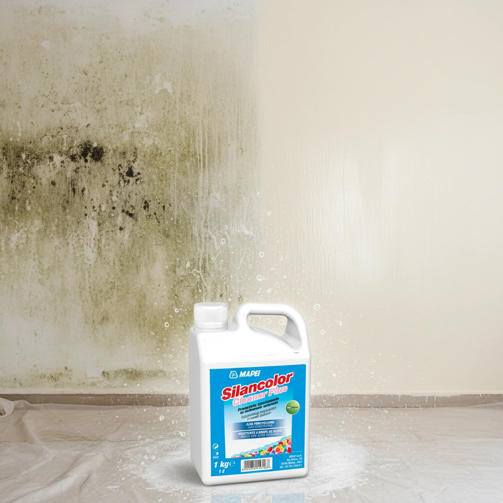 Mapei silancolor cleaner plus trattamento antimuffa per superfici 1 kg