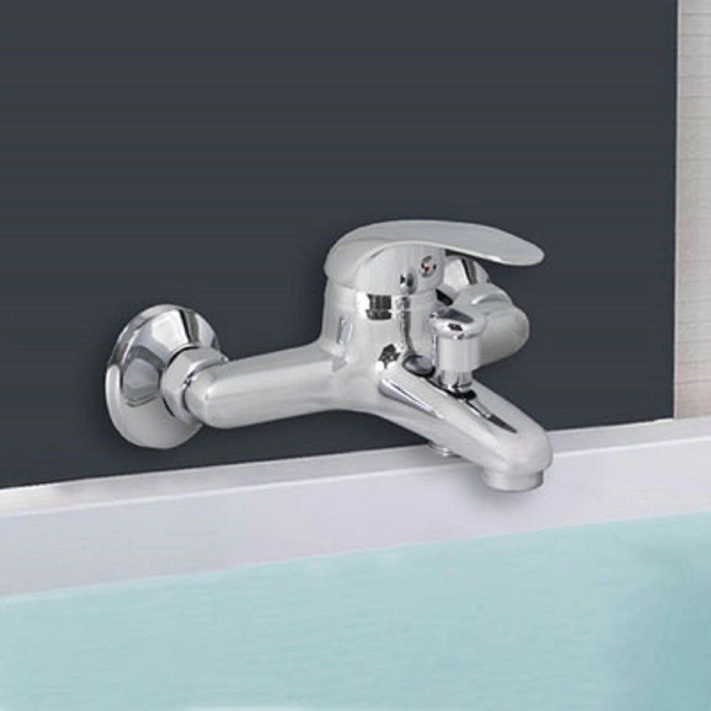Trade Shop - Rubinetto Miscelatore Esterno Bari  52928 Monocomando Monoforo Rubinetteria -
