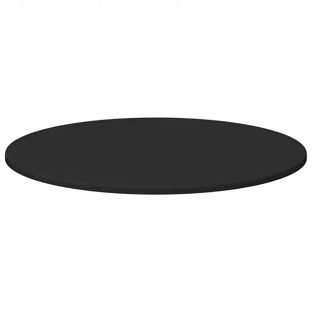 Piano del tavolo Nero Ø 70 x 1,5 cm Legno multistrato