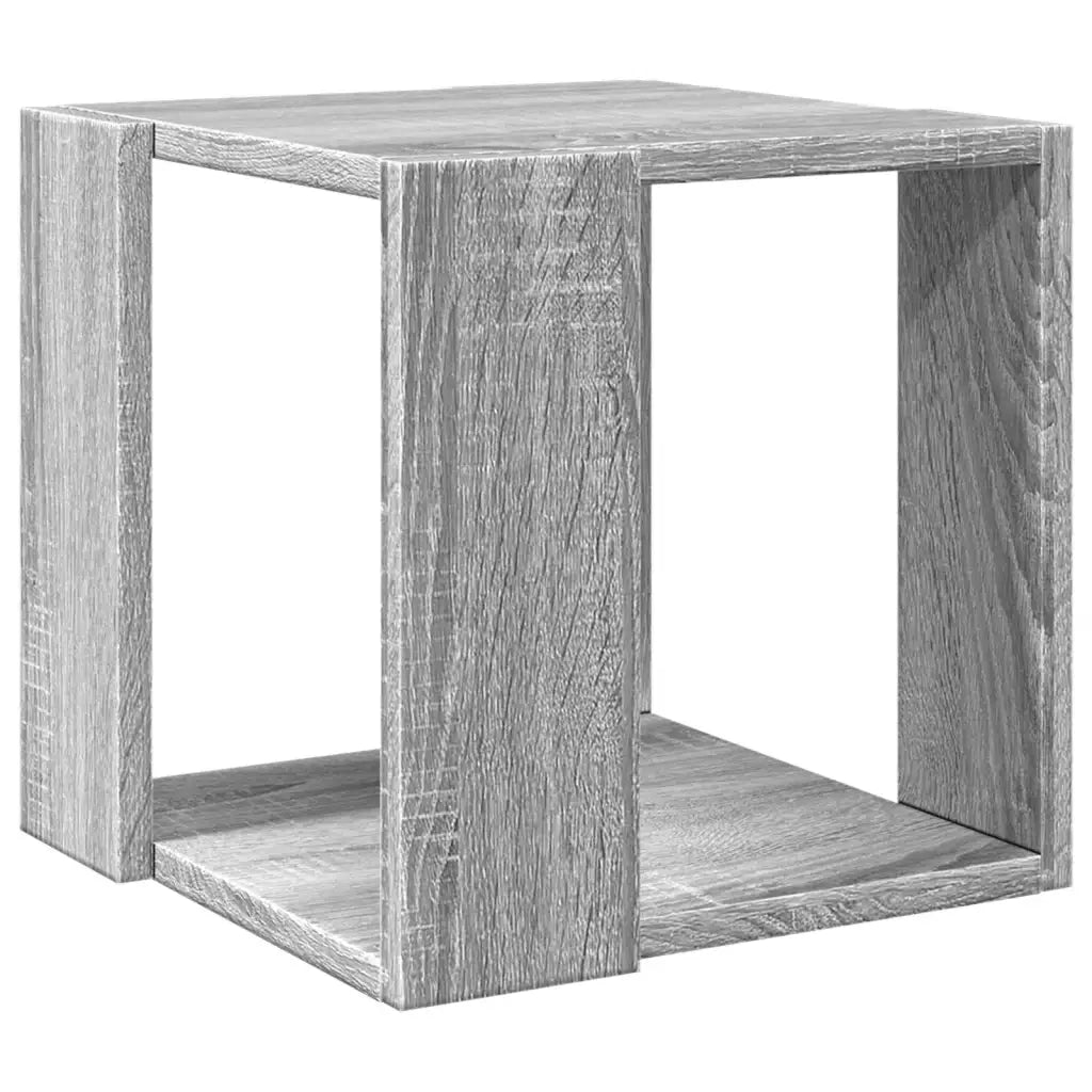 vidaXL Tavolino da Salotto Grigio Sonoma 32x32x30cm Legno Multistrato