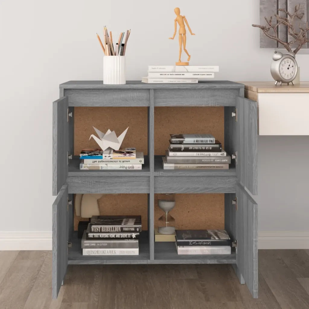 Credenza-Buffet-Armadio da cucina Grigio Sonoma 70x41x75 cm in Truciolato 218050