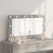 Specchio da Vanità Rettangolare Grigio Sonoma 80 x 45 x 18 cm 868322