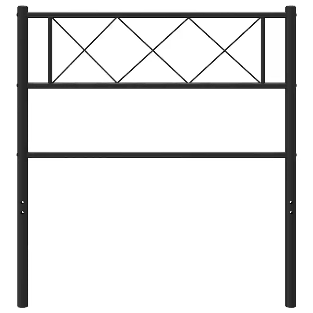 Testiera in Metallo Nero 100 cm