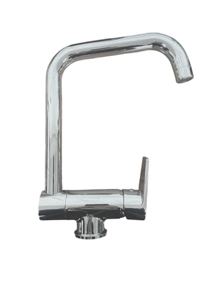 Miscelatore per lavello sottofinestra abbattibile completo