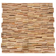 Pannelli per Pareti 10 pz 1,08 mÂ² in Legno Massello di Teakcod mxl 97256